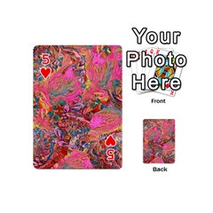 Collage  Playing Cards 54 Designs (Mini) from ArtsNow.com Front - Heart5