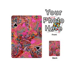 Collage  Playing Cards 54 Designs (Mini) from ArtsNow.com Front - Spade4