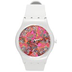 Collage  Round Plastic Sport Watch (M)