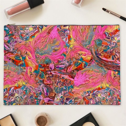 Collage  Cosmetic Bag (XXL) from ArtsNow.com Front