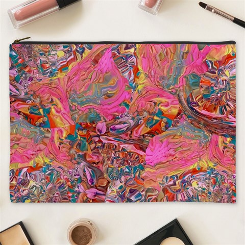 Collage  Cosmetic Bag (XXXL) from ArtsNow.com Front