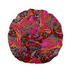 Collage  Standard 15  Premium Round Cushions from ArtsNow.com Back