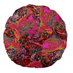 Collage  Large 18  Premium Round Cushions