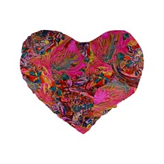 Collage  Standard 16  Premium Heart Shape Cushions from ArtsNow.com Front