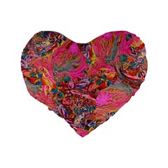 Collage  Standard 16  Premium Heart Shape Cushions from ArtsNow.com Back