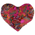 Collage  Large 19  Premium Heart Shape Cushions