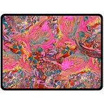 Collage  80  x 56  Two Sides Fleece Blanket (Large)