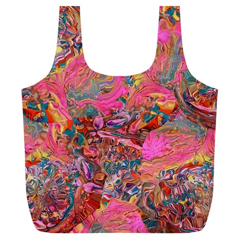 Collage  Full Print Recycle Bag (XL) from ArtsNow.com Back