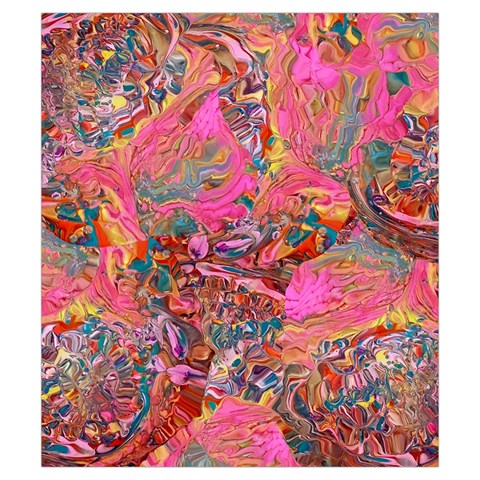 Collage  Drawstring Pouch (Small) from ArtsNow.com Back