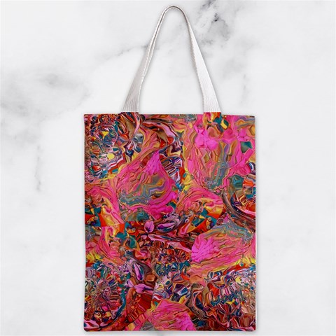 Collage  Zipper Classic Tote Bag from ArtsNow.com Front