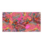 Collage  Satin Wrap 35  x 70 