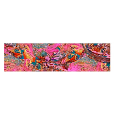 Collage  16 x 60  Oblong Satin Scarf from ArtsNow.com Front