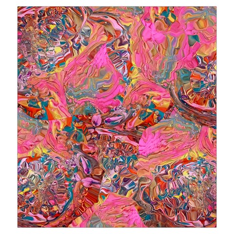 Collage  Drawstring Pouch (2XL) from ArtsNow.com Front