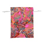 Collage  Lightweight Drawstring Pouch (L)