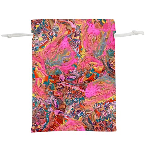 Collage  Lightweight Drawstring Pouch (XL) from ArtsNow.com Front