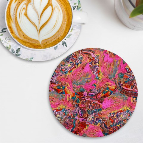 Collage  UV Print Round Tile Coaster from ArtsNow.com Front
