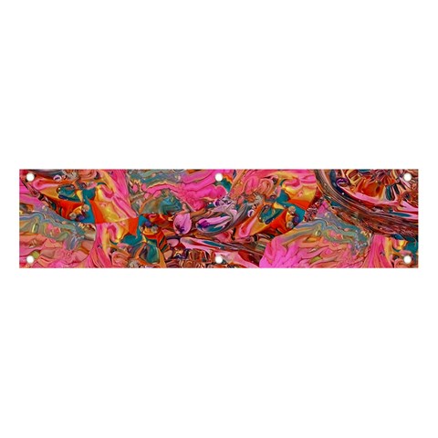 Collage  Banner and Sign 4  x 1  from ArtsNow.com Front