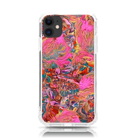 Collage  iPhone 11 TPU UV Print Case from ArtsNow.com Front