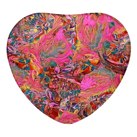 Collage  Heart Glass Fridge Magnet (4 pack) from ArtsNow.com Front