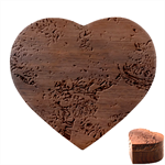 Collage  Heart Wood Jewelry Box