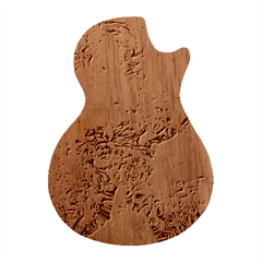 Collage  Guitar Shape Wood Guitar Pick Holder Case And Picks Set from ArtsNow.com Front