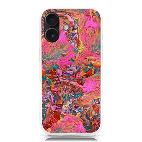 Collage  iPhone 16 TPU UV Print Case from ArtsNow.com Front