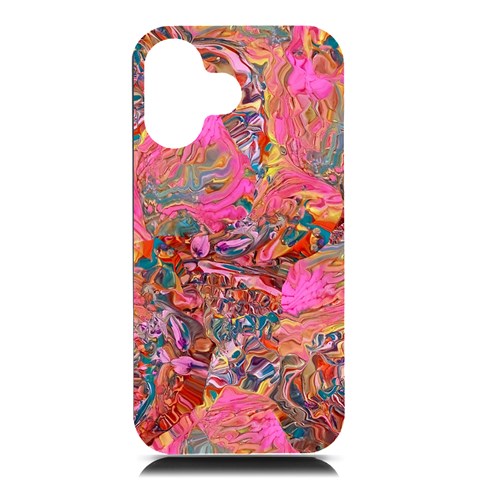 Collage  iPhone 16 Black UV Print PC Hardshell Case from ArtsNow.com Front