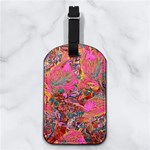 Collage  Nappa Leather Luggage Tag Rectangle