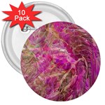 Pink blend 3  Buttons (10 pack) 