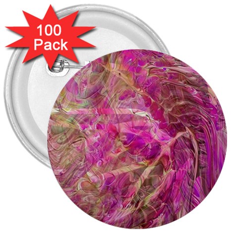 Pink blend 3  Buttons (100 pack)  from ArtsNow.com Front