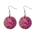 Pink blend Mini Button Earrings