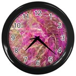 Pink blend Wall Clock (Black)