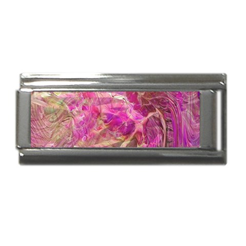 Pink blend Superlink Italian Charm (9mm) from ArtsNow.com Front