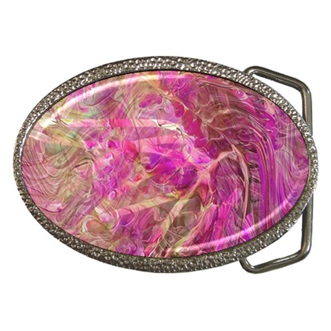 Pink blend Belt Buckles from ArtsNow.com Front