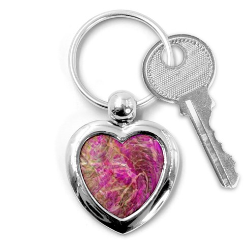Pink blend Key Chain (Heart) from ArtsNow.com Front