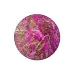 Pink blend Rubber Coaster (Round)