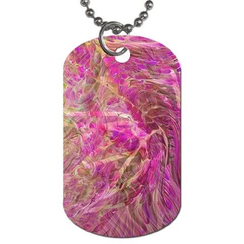Pink blend Dog Tag (One Side) from ArtsNow.com Front