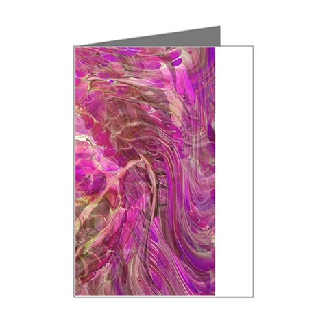 Pink blend Mini Greeting Card from ArtsNow.com Left