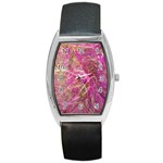 Pink blend Barrel Style Metal Watch