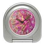 Pink blend Travel Alarm Clock