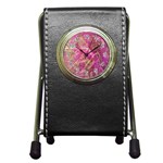 Pink blend Pen Holder Desk Clock