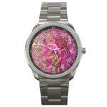 Pink blend Sport Metal Watch
