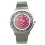 Pink blend Stainless Steel Watch