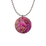 Pink blend 1  Button Necklace