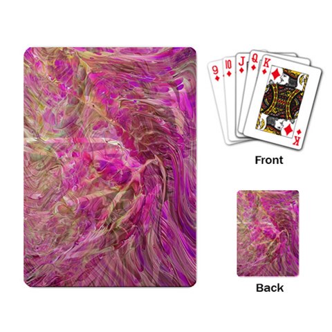 Pink blend Playing Cards Single Design (Rectangle) from ArtsNow.com Back