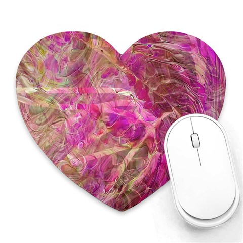 Pink blend Heart Mousepad from ArtsNow.com Front