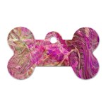 Pink blend Dog Tag Bone (Two Sides)