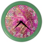 Pink blend Color Wall Clock