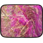 Pink blend 35 x27  Two Sides Fleece Blanket (Mini)
