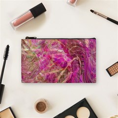 Pink blend Cosmetic Bag (Small) from ArtsNow.com Front